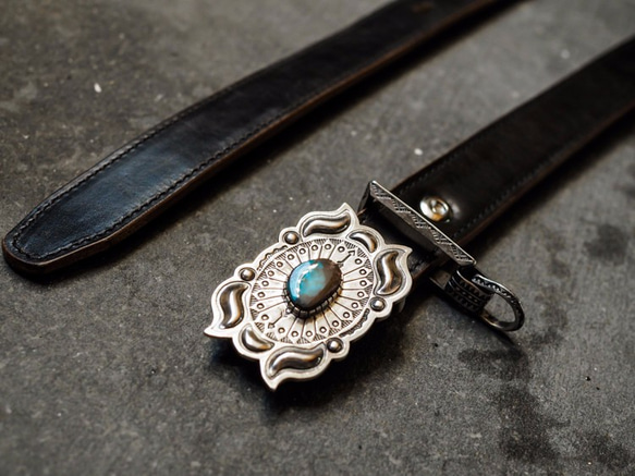 HEYOU Handmade - Navajo Style Leather Belt 印地安風格手工皮帶 第2張的照片