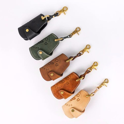HEYOU handmade - Leather Key Holder 皮革鑰匙套 (綠) 第6張的照片
