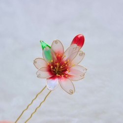かんざし 桃の花（ピンク）2way 髪飾り かんざし miyabiko 通販