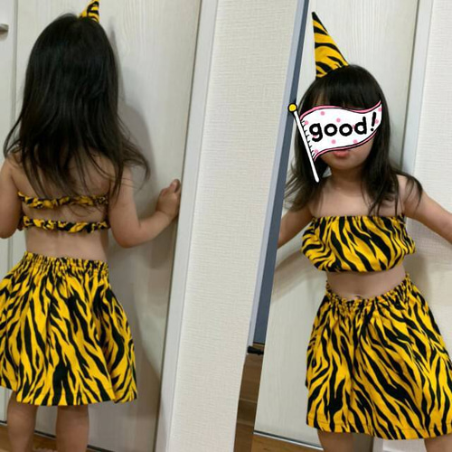 節分 鬼のパンツ☆ ギャザースカート☆タイトスカート コスプレ衣装  