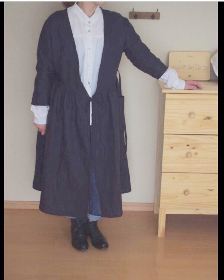 カシュクール ワンピース ダブルガーゼ