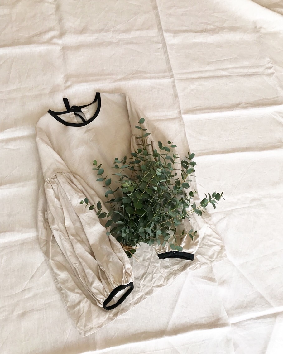 リネンバルーンスリーブ ブラウス