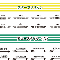 ルームサイン　ウォールステッカー　トイレ　案内　キッズルーム　バス　ゲスト　キッチン ss0011 3枚目の画像