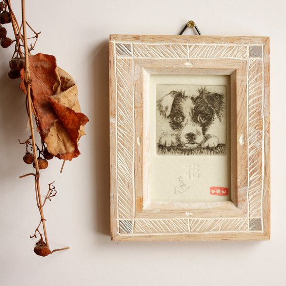 【真作保証】カールト・メイヤー・エバーハート 子猫 銅版画 EC591 009銅版画_犬_花ちゃん_mini 版画 doi440 通販 888386｜Creema