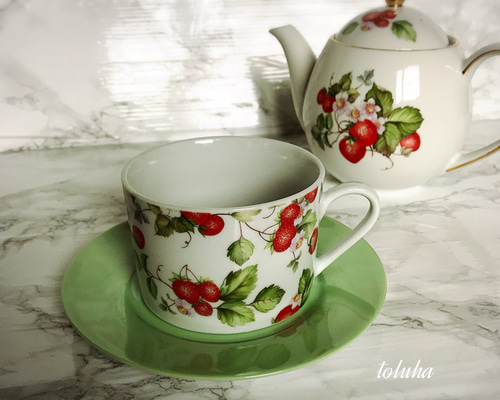 アフタヌーンティー / テクスチャーアート 18×18㎝ S0 原画1点のみ afternoontea …🫖☕️♡ ※加工やサインを消してのご使用はご遠慮