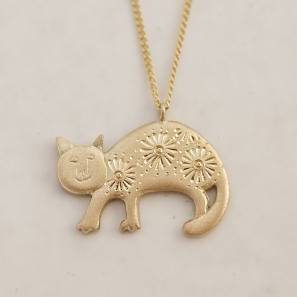 Cat pendant {PD028K10} 第1張的照片