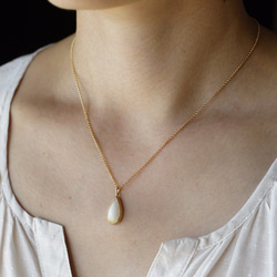 -sold- K18 Opal drop pendant [P065K18YG] 1枚目の画像