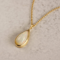 K18 Opal drop pendant [P065K18YG] 第4張的照片