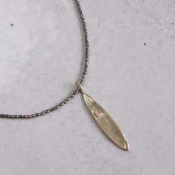 Olive leaf necklace {P072K10} 第3張的照片