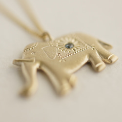 Elephant pendant {PD030K10} 第3張的照片