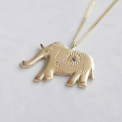 Elephant pendant {PD030K10} 第4張的照片