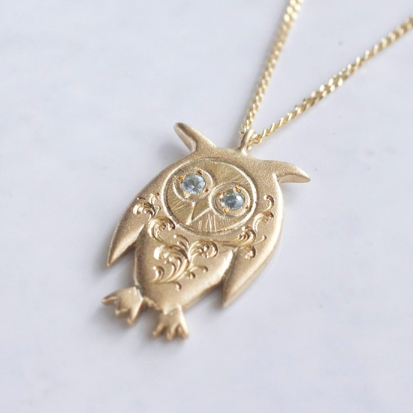 Owl pendant {P026K10} 第1張的照片