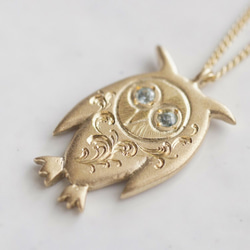 Owl pendant {P026K10} 第3張的照片