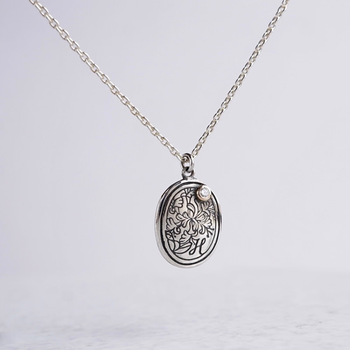 Initial necklace [H] [P043SV] ネックレス・ペンダント atelier