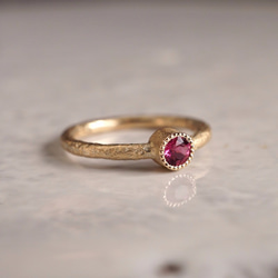 Birthstone baby ring {R050babyK10/K18} 第2張的照片