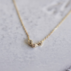 Stardust 3 stones necklace [P060K10] ネックレス・ペンダント 