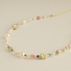 Vintage beads necklace {OP015} 3枚目の画像