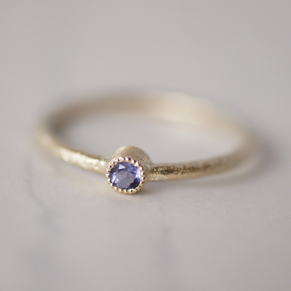 Tanzanite birthstone ring {R050K10TZ} 1枚目の画像