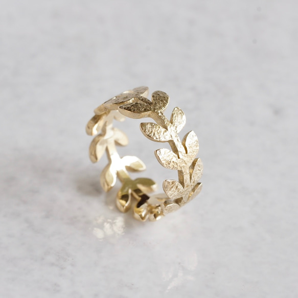 Laurel leaf ring [R004K10] 4枚目の画像