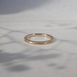 Double milgrain ring [R072K10/K18] 5枚目の画像