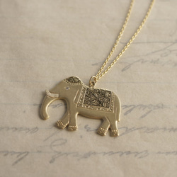 Elephant pendant {P019K10} 4枚目の画像