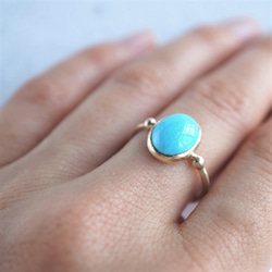 -sold- Turquoise ring [OP728K10YG] 2枚目の画像