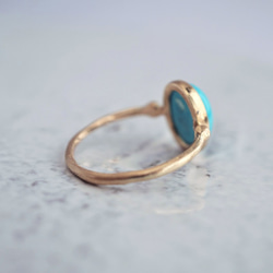 Turquoise ring [OP728K10YG] 第6張的照片