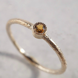 Citrine birthstone ring [R050K18/K10CT] 6枚目の画像