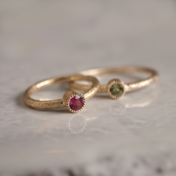 Birthstone ring set [R050K10set] 第2張的照片