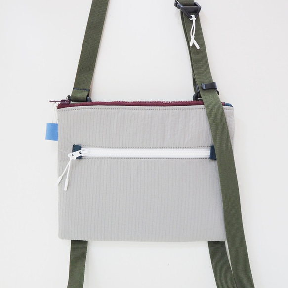 ネイチャーバッグ|グレー|防水付属バッグに合う斜めの軽量カラー| THELAYERS 1枚目の画像