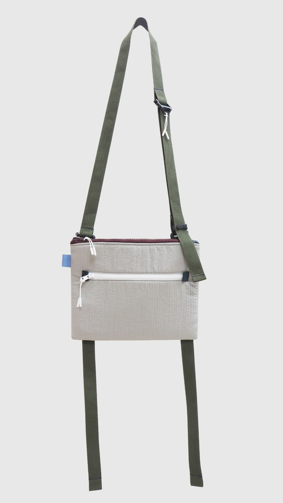 ネイチャーバッグ|グレー|防水付属バッグに合う斜めの軽量カラー| THELAYERS 2枚目の画像