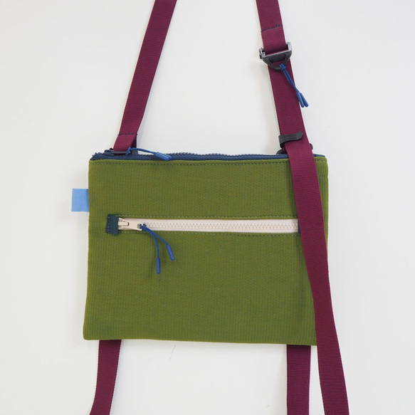 元の自然の感覚|緑|斜めの色にマッチする防水軽量の付属バッグ| THELAYERS 4枚目の画像