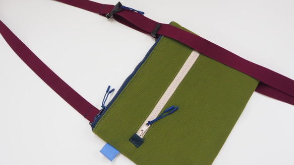 元の自然の感覚|緑|斜めの色にマッチする防水軽量の付属バッグ| THELAYERS 5枚目の画像