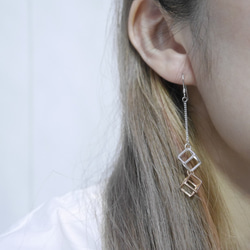 925 Sterling Sliver Cubic Drop Earrings $38.00Price - Color: 第4張的照片