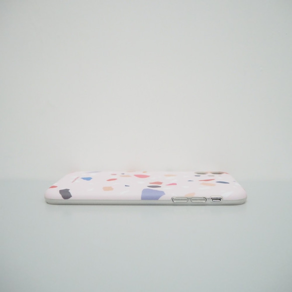 粉紅色磨石子水磨石 MELODY TERRAZZO Phone Case 客製化手機殼 第3張的照片