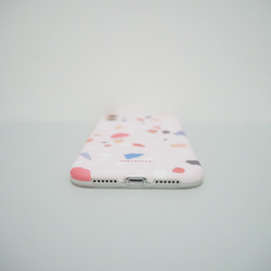 粉紅色磨石子水磨石 MELODY TERRAZZO Phone Case 客製化手機殼 第7張的照片