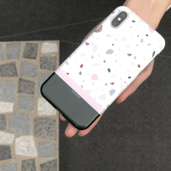 原創磨石子 TERRAZZO 水磨石FRUITY Phone Case 刻字手機殼 第1張的照片