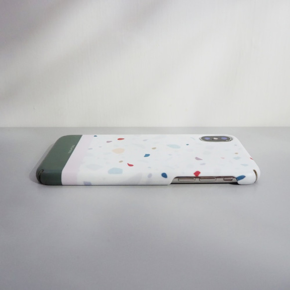 原創磨石子 TERRAZZO 水磨石FRUITY Phone Case 刻字手機殼 第7張的照片