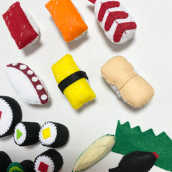 フェルトままごと おもちゃ お寿司 4枚目の画像