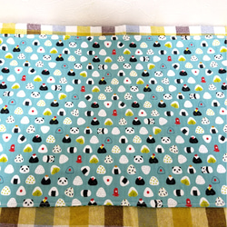 送料無料】レゴ風柄の給食袋＆ランチョンマット【入園・入学準備