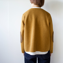 elbow patch knit/vintage brown 8枚目の画像