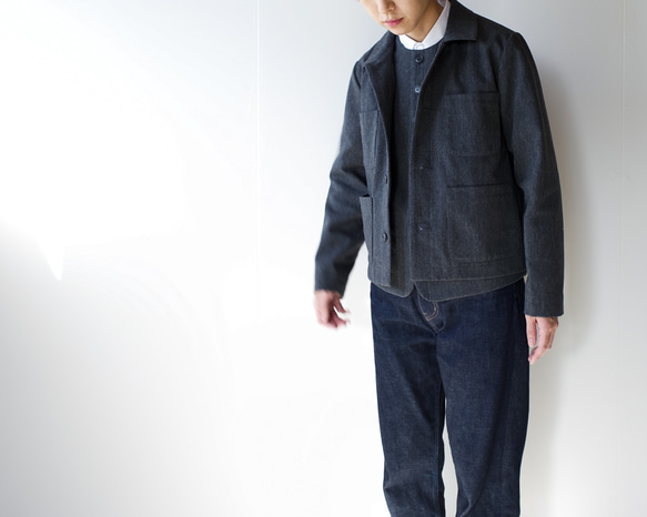 cotton wool/ coverall jacket 7枚目の画像