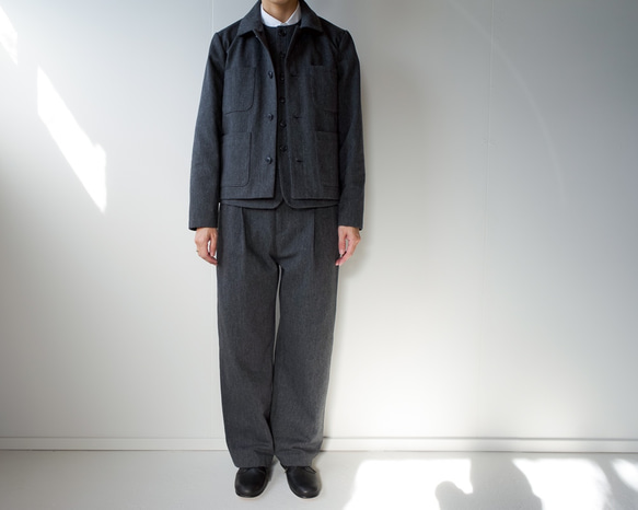 cotton wool/ coverall jacket 9枚目の画像