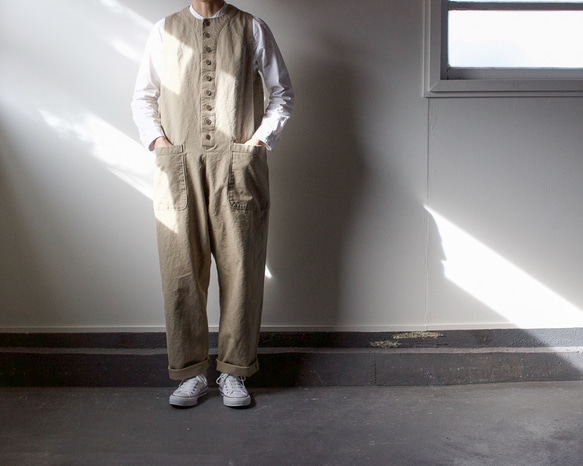 original cotton twill/overall 7枚目の画像