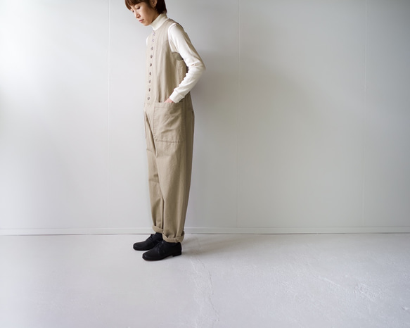 original cotton twill/overall 2枚目の画像