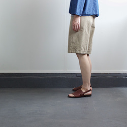 original cotton twill shorts 2枚目の画像