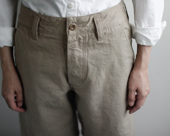 original cotton twill shorts 6枚目の画像