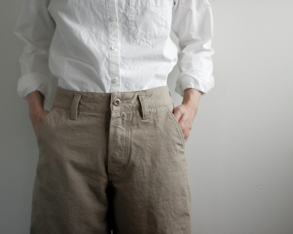 original cotton twill shorts 7枚目の画像