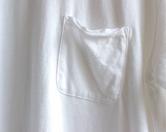 7部袖ポケット付きカットソー/WHITE/size1&2 3枚目の画像