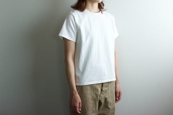 crew binder t-shirt/white/size 00・0・1 2枚目の画像